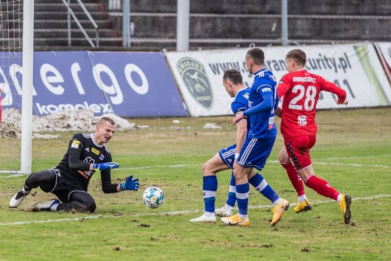 Football. Fortuna I Liga. Zaglebie Sosnowiec - Bruk-Bet Termalica Nieciecza. 27.02.2021