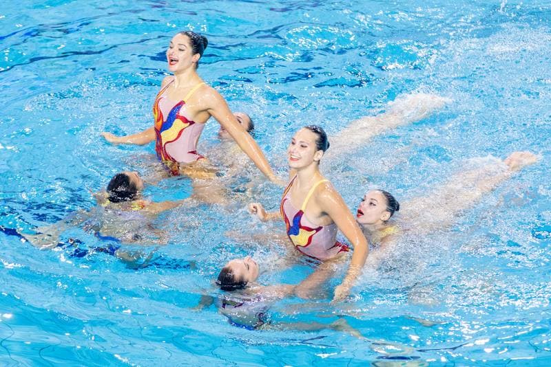 Artistic Swimming. European Games. Team Acrobatic Routine. 24.06.2023