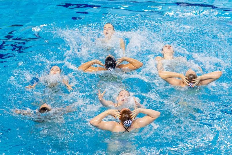 Artistic Swimming. European Games. Team Acrobatic Routine. 24.06.2023
