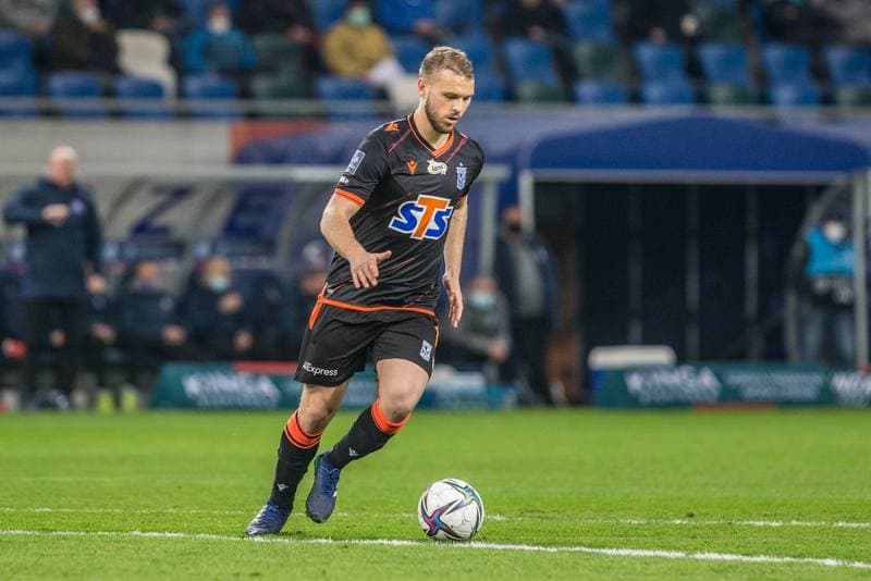 Football. PKO BP Ekstraklasa. Podbeskidzie Bielsko-Biala - Lech Poznan. 23.04.2021