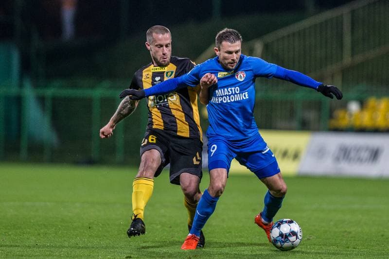 Football. Fortuna I Liga. GKS Katowice - Puszcza Niepolomice. 23.10.2021