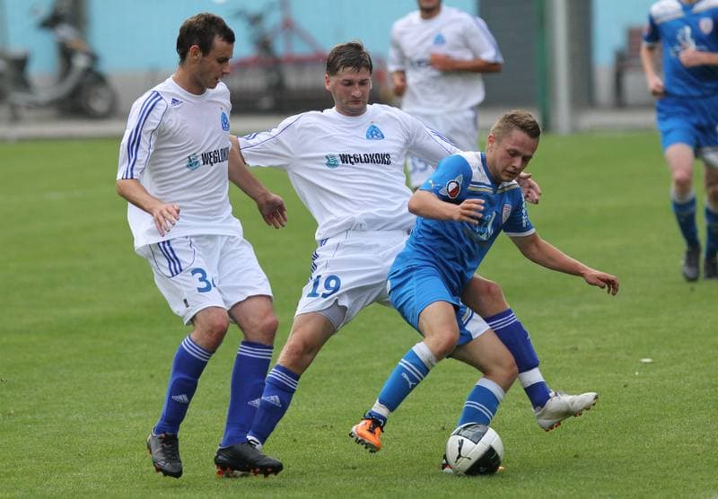 Football. Sparing. Ruch Chorzow - Skra Czestochowa. 20.07.2012