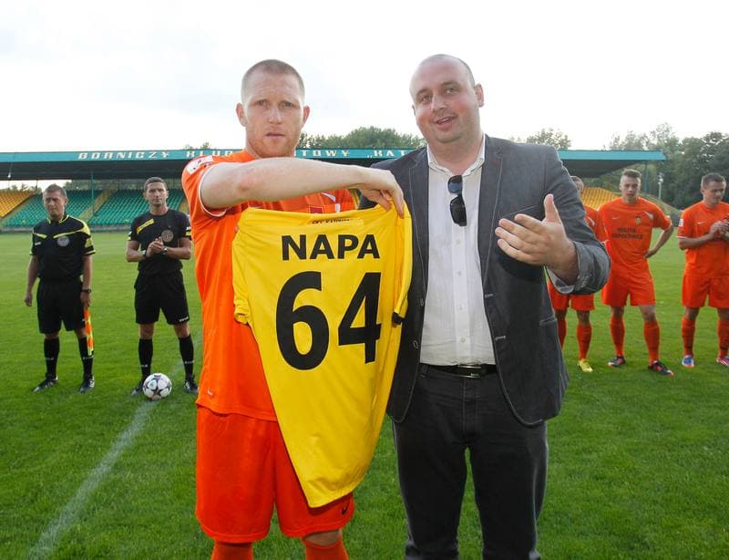 Football. Friendly Match. GKS Katowice - Puszcza Niepolomice. 26.07.2014