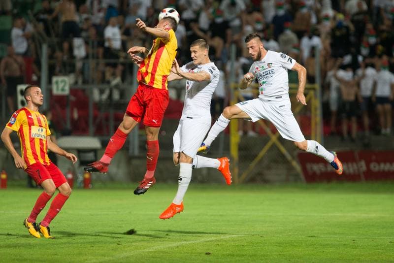 Football. Polish Cup. Zaglebie Sosnowiec - Korona Kielce. 10.08.2017