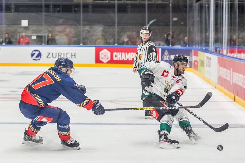 Ice Hockey. Champions Hockey League. GKS Tychy - Djurgarden Stockholm. 30.08.2019