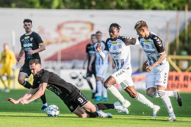 Football. Fortuna I Liga. Zaglebie Sosnowiec - Sandecja Nowy Sacz. 08.05.2022