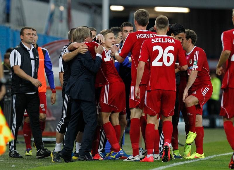 Football. T-Mobile Ekstraklasa. Piast Gliwice - Zawisza Bydgoszcz. 29.08.2014