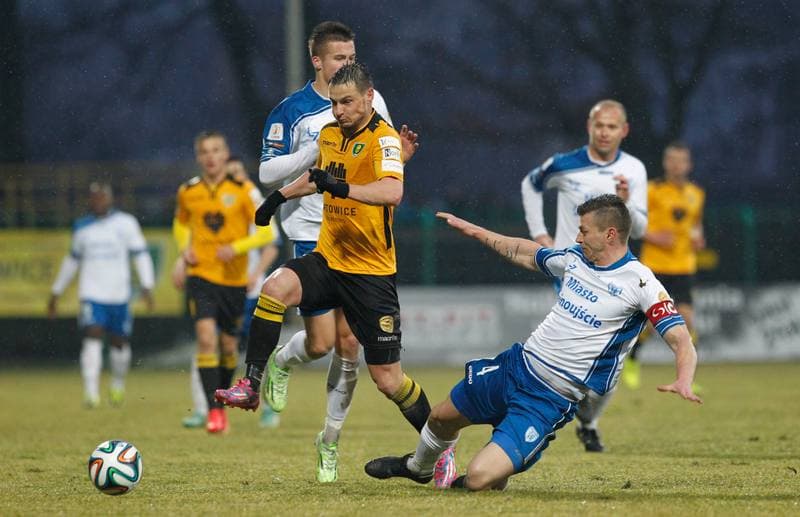 Football. I Liga. GKS Katowice - Flota Swinoujscie. 14.03.2015