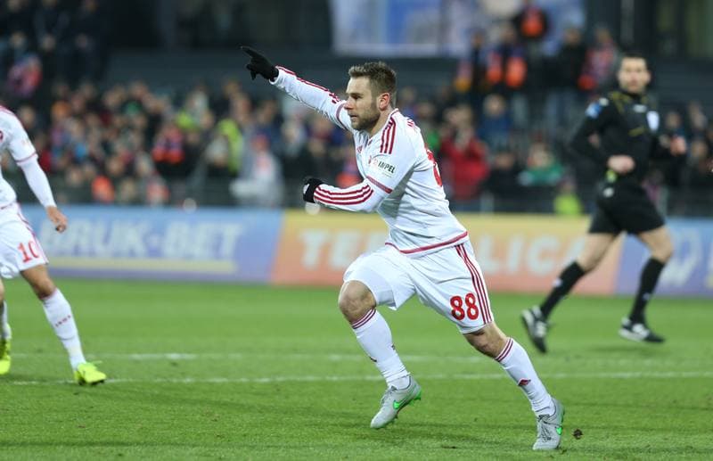Football. Ekstraklasa. Termalica Bruk Bet Nieciecza - Wisla Krakow. 14.03.2016