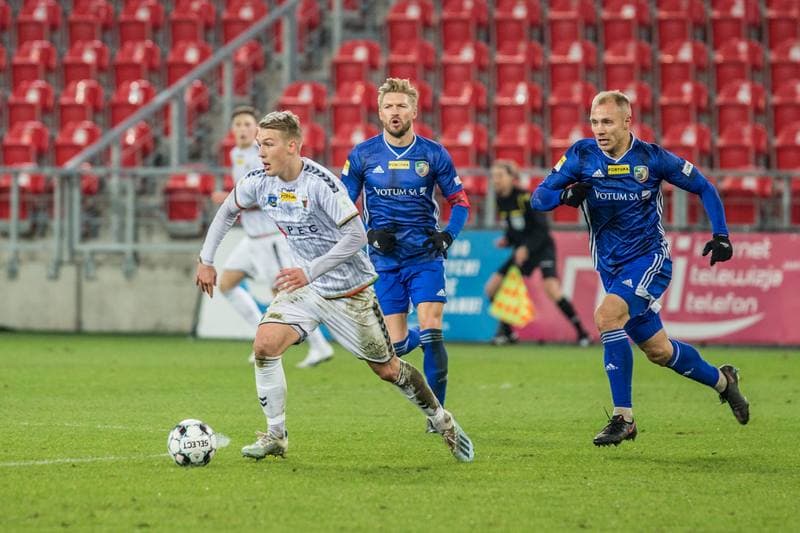 Football. Fortuna I Liga. GKS Tychy - Miedz Legnica. 21.11.2020