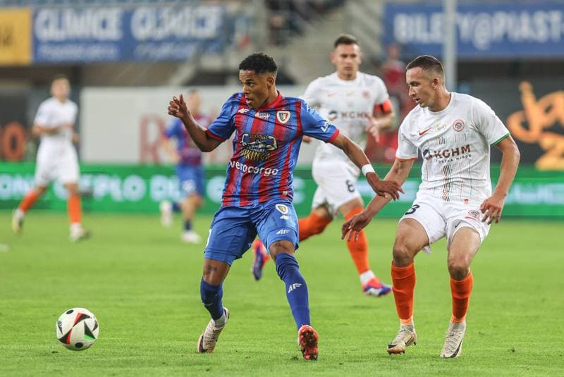 Football. PKO BP Ekstraklasa. Piast Gliwice - Zaglebie Lubin. 24.08.2024
