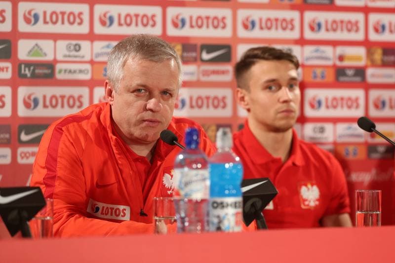 Football. Poland national team. Press Conference. 25.03.2018