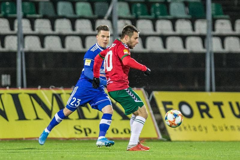 Football. Fortuna I Liga. Zaglebie Sosnowiec - Bruk-Bet Termalica Nieciecza. 29.11.2019