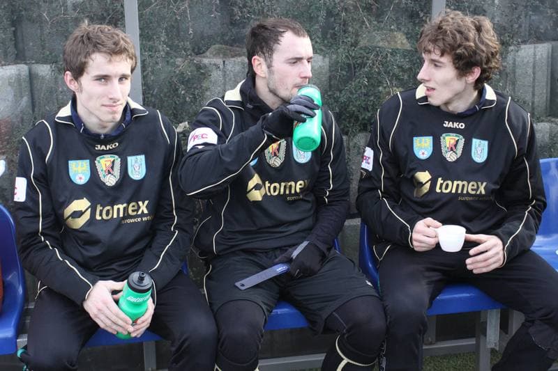 Football. I liga. GKS Katowice - Ruch Radzionkow. 17.03.2012