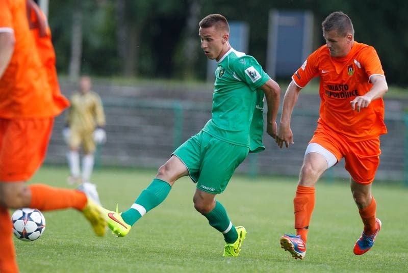 Football. Friendly Match. GKS Katowice - Puszcza Niepolomice. 26.07.2014