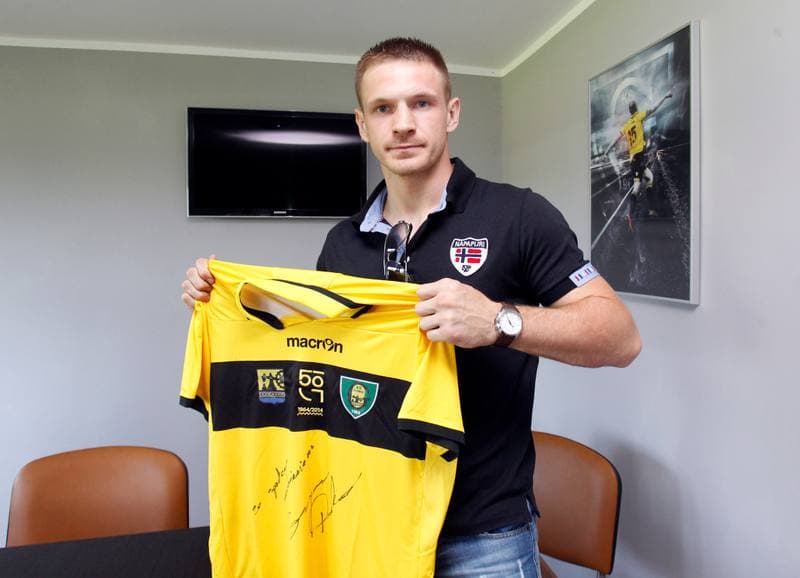 Football. GKS Katowice. Press Conference. 27.07.2014