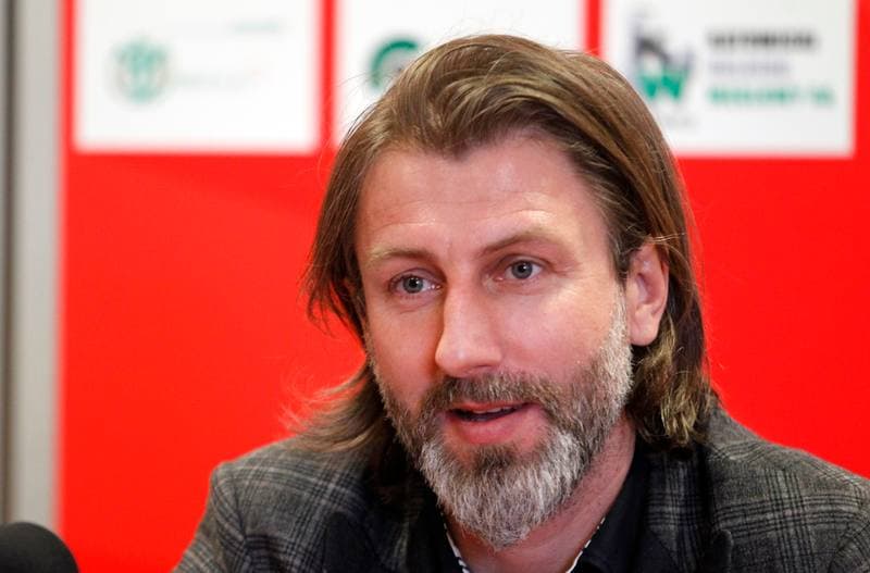 Football. Rozwoj Katowice. Press Conference. 05.03.2015