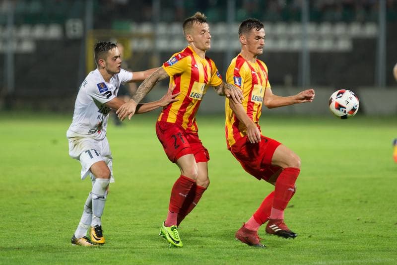 Football. Polish Cup. Zaglebie Sosnowiec - Korona Kielce. 10.08.2017