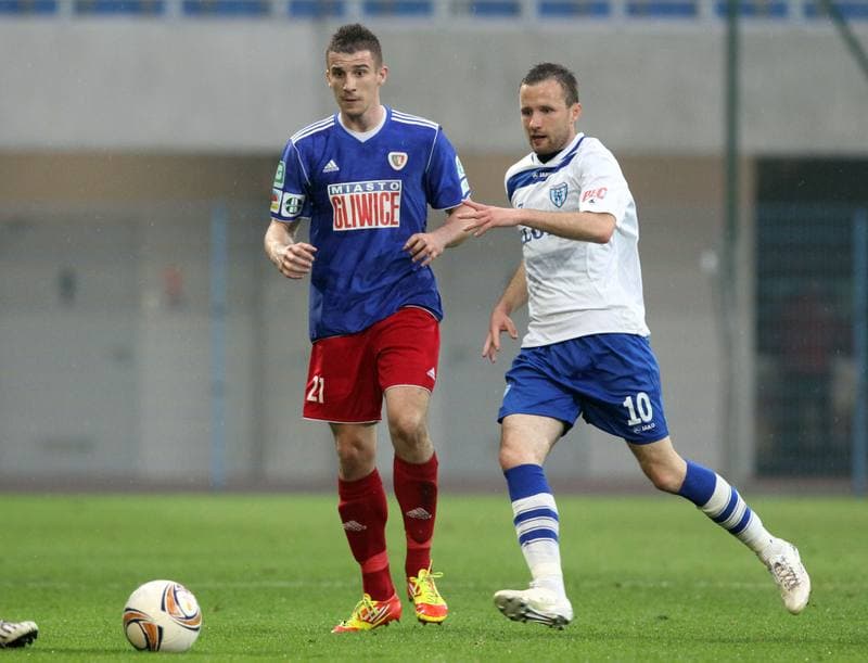 Football. I liga. Piast Gliwice - Flota Swinoujscie. 04.05.2012