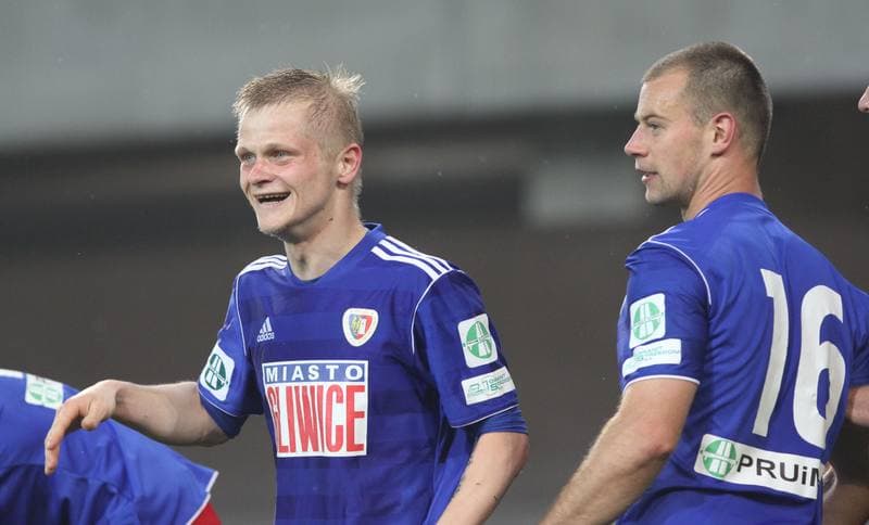 Football. I liga. Piast Gliwice - Flota Swinoujscie. 04.05.2012