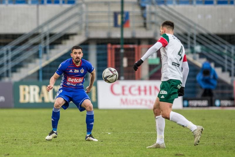 Football. PKO BP Ekstraklasa. Piast Gliwice - Slask Wroclaw. 06.02.2021