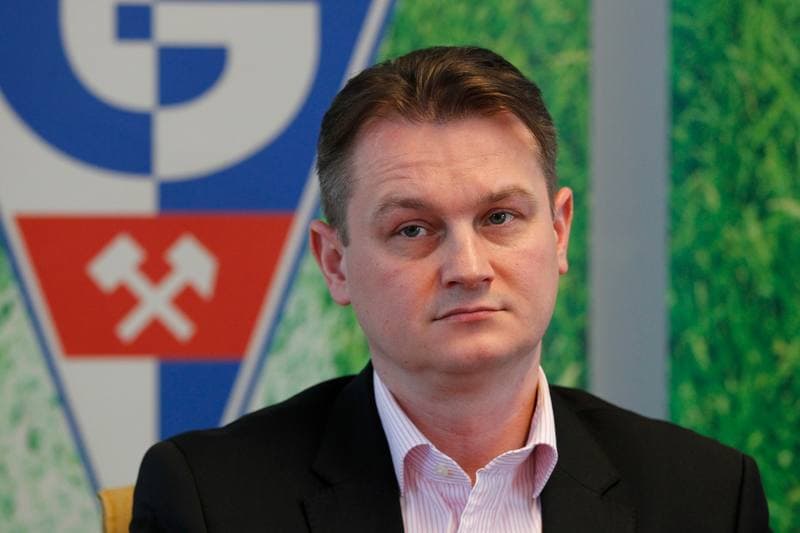 Football. Gornik Zabrze. Press Conference. 07.06.2016