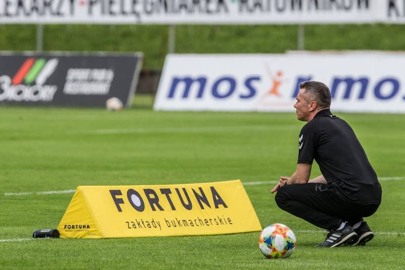 Football. Fortuna I Liga. Zaglebie Sosnowiec - Radomiak Radom. 17.06.2020