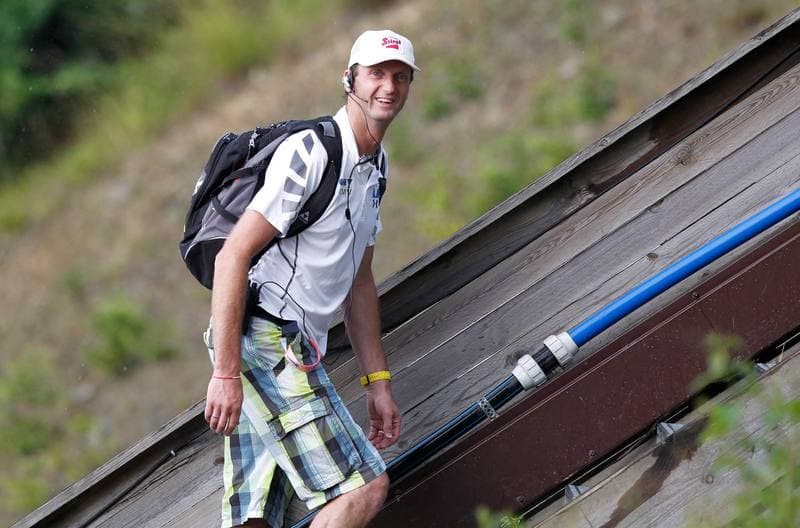 Ski Jumping. FIS Grand Prix. Press Conference. 24.07.2014