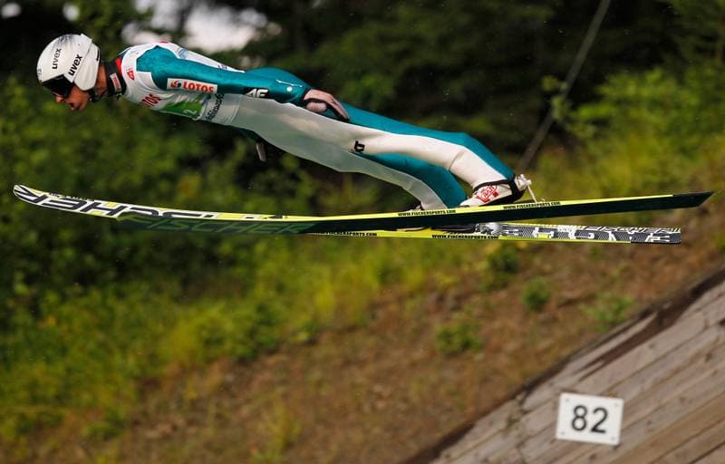 Ski Jumping. FIS Grand Prix. Press Conference. 24.07.2014