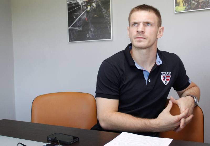 Football. GKS Katowice. Press Conference. 27.07.2014