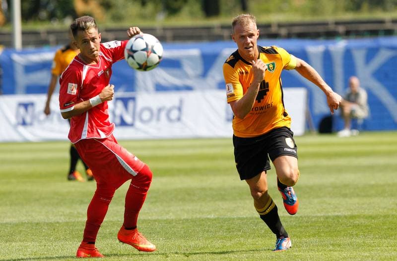 Football. I Liga. GKS Katowice - Widzew Lodz. 02.08.2014