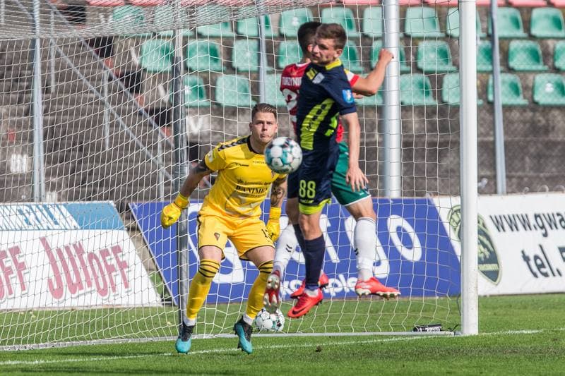 Football. Fortuna I Liga. Zaglebie Sosnowiec - Sandecja Nowy Sacz. 03.10.2020