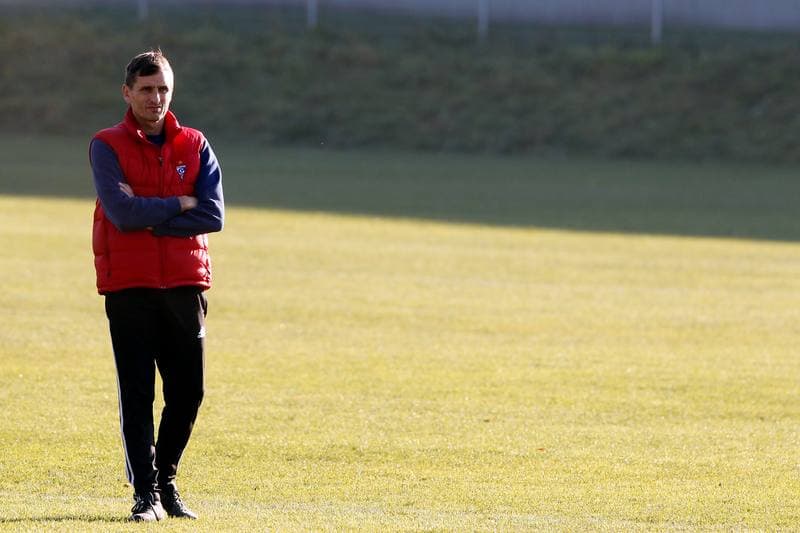 Football. Gornik Zabrze. Training. 23.11.2017