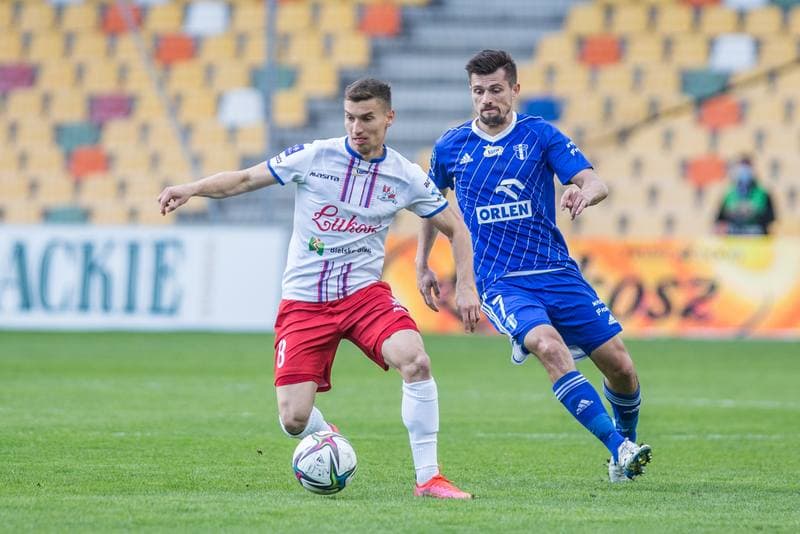 Football. PKO BP Ekstraklasa. Podbeskidzie Bielsko-Biala - Wisla Plock. 08.05.2021