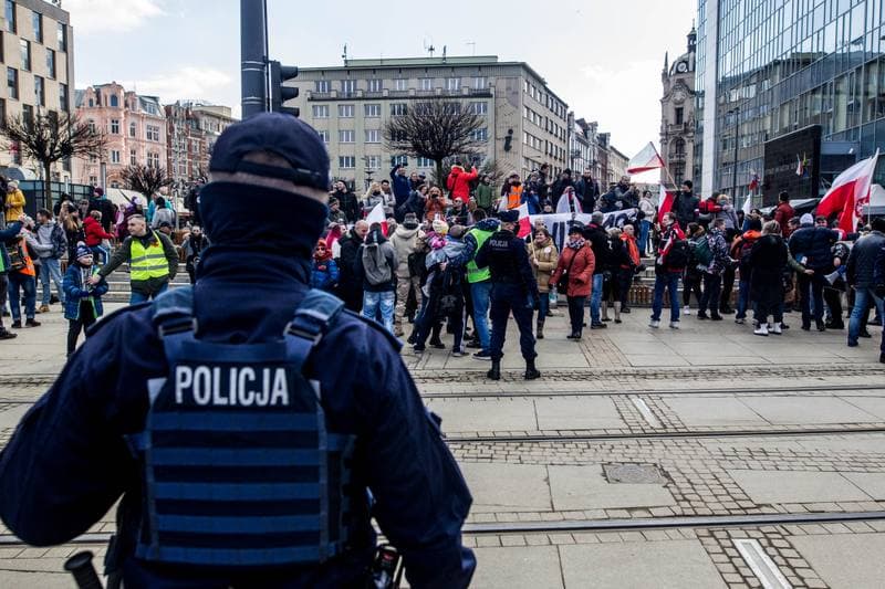 Events. March of Free People. Katowice. 06.03.2021