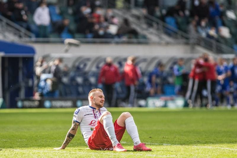 Football. PKO BP Ekstraklasa. Podbeskidzie Bielsko-Biala - Wisla Plock. 08.05.2021