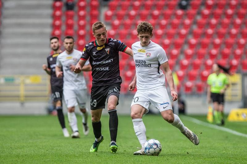 Football. Fortuna I Liga. GKS Tychy - Puszcza Niepolomice. 06.05.2022