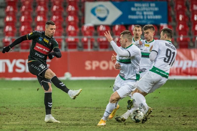 Football. Fortuna I Liga. GKS Tychy - GKS Belchatow. 20.03.2021