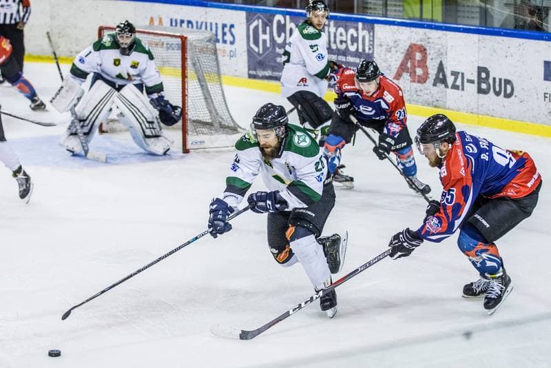 Ice Hockey. Polska Hokej Liga. Naprzod Janow - Energa Torun. 22.09.2019