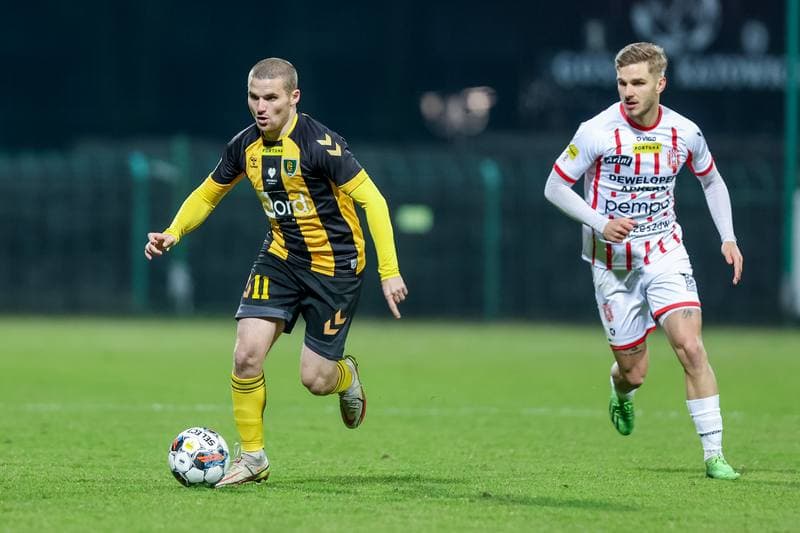 Football. Fortuna I Liga. GKS Katowice - Resovia Rzeszow. 18.03.2023