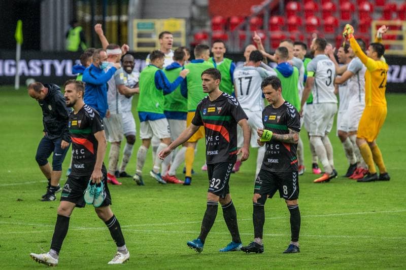 Football. Fortuna I Liga. GKS Tychy - Puszcza Niepolomice. 11.07.2020