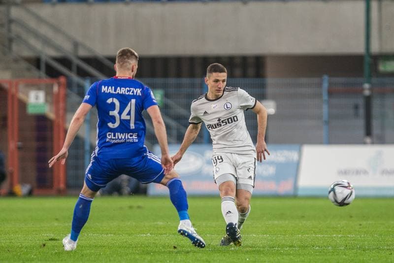 Football. PKO BP Ekstraklasa. Piast Gliwice - Legia Warsaw. 21.04.2021