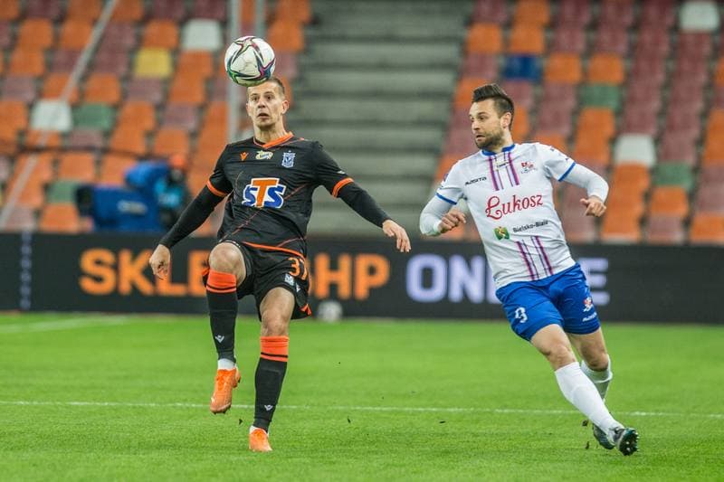 Football. PKO BP Ekstraklasa. Podbeskidzie Bielsko-Biala - Lech Poznan. 23.04.2021