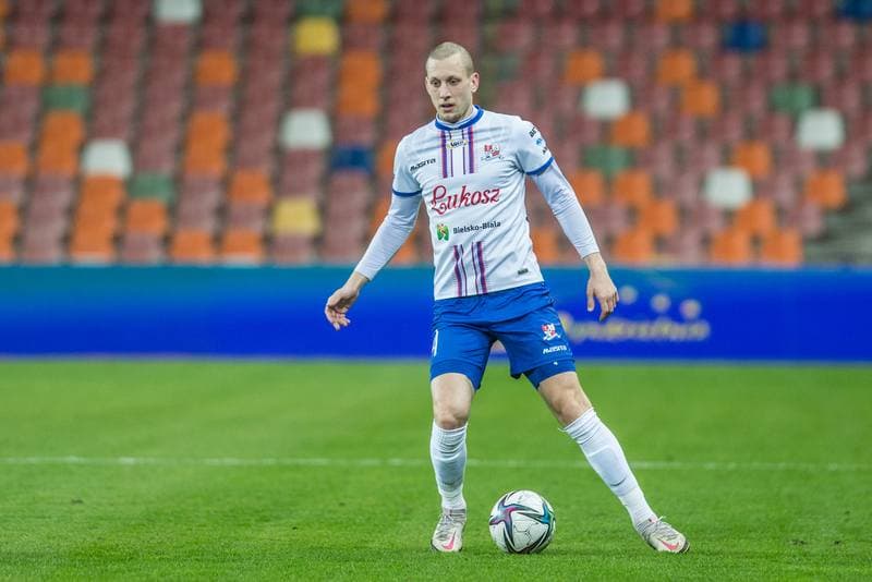 Football. PKO BP Ekstraklasa. Podbeskidzie Bielsko-Biala - Lech Poznan. 23.04.2021