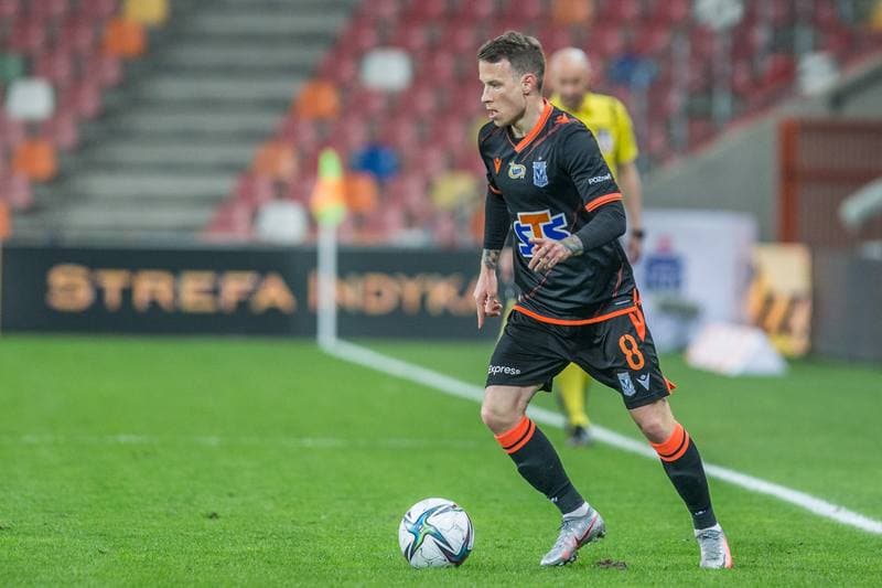 Football. PKO BP Ekstraklasa. Podbeskidzie Bielsko-Biala - Lech Poznan. 23.04.2021