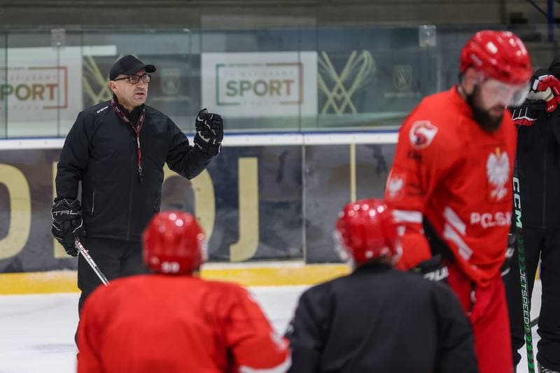 Ice Hockey. Poland national team. Training. 10.12.2023