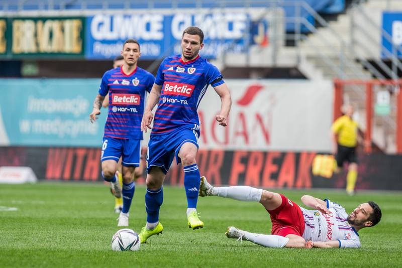 Football. PKO BP Ekstraklasa. Piast Gliwice - Podbeskidzie Bielsko-Biala. 03.05.2021