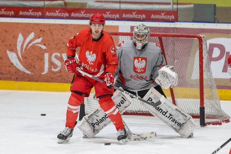 Ice Hockey. Poland national team. Training. 10.12.2023