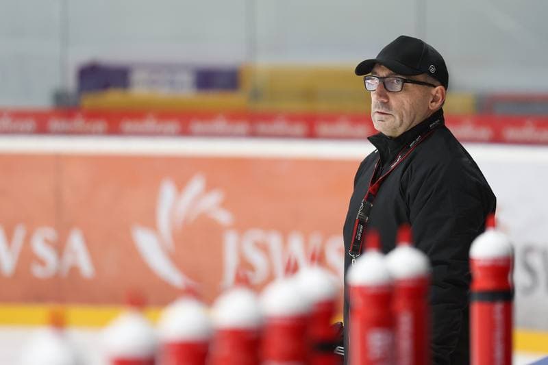 Ice Hockey. Poland national team. Training. 10.12.2023