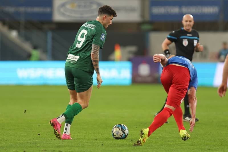 Football. PKO BP Ekstraklasa. Piast Gliwice - Slask Wroclaw. 30.03.2024